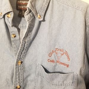 Cody, Wyoming button down medium